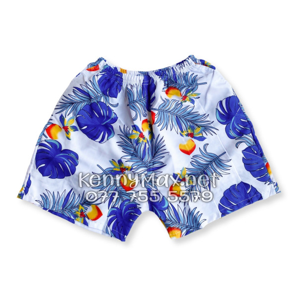 Set Áo Sơ Mi Quần Short Tropical Trái Đào Trắng Đi Biển Nam Nữ