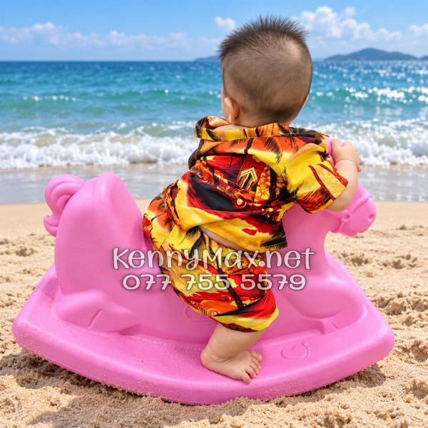 Set Áo Sơ Mi Quần Short Tropical Hoàng Hôn Cây Dừa Cam Đỏ Đi Biển Nam Nữ