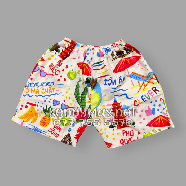 Set Áo Sơ Mi Quần Short Tropical Du Lịch Việt Nam Hà Nội Sài Gòn Đà Nẵng Phú Quốc Phan Thiết Mũi Né Nha Trang Vũng Tàu Màu Kem Nhạt