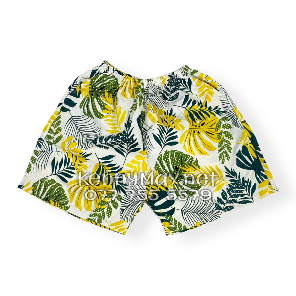 Set Áo Sơ Mi Quần Short Tropical Lá Vàng Đi Biển Nam Nữ